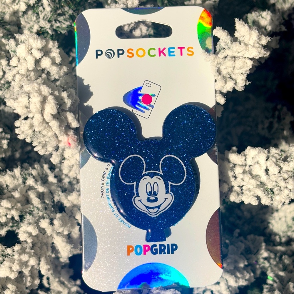 Blue Mickey Balloon PopSocket